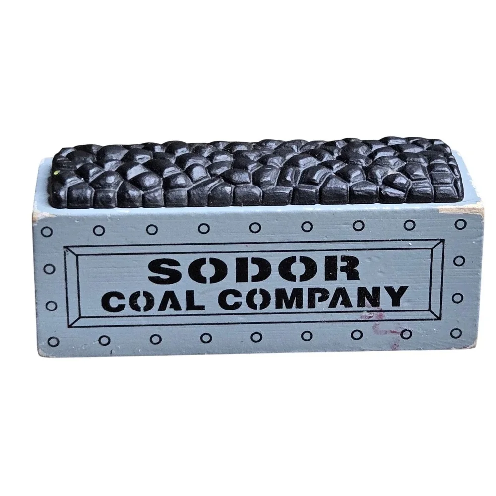 Thomas Wooden Railway Sodor Coal Company Grey Coal Cargo Block Learning Curve